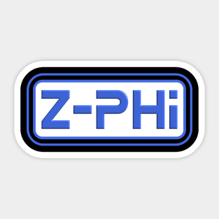 Zeta Phi Beta Z-Phi Badge Sticker